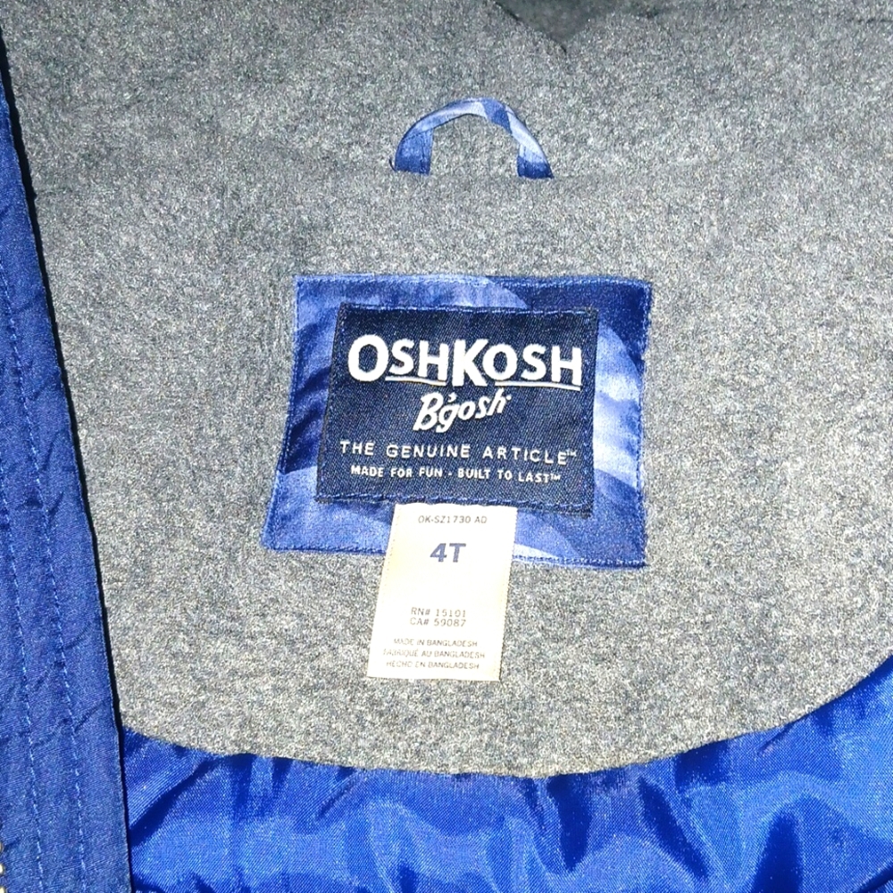 OshKosh Boys puffer jacket size 4T